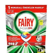 قرص ماشین ظرفشویی فیری مدل پلاتینیوم پلاس کد 0021 بسته 50 عددی