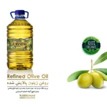 روغن زیتون بی بو کریستال طلایی - 3000 میلی لیتر