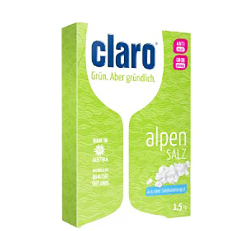 نمک ظرفشویی کلارو مدل Alpen Salz وزن 1.5 کیلوگرم