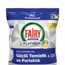قرص ماشین ظرفشویی فیری مدل Platinum Professional بسته 125 عددی