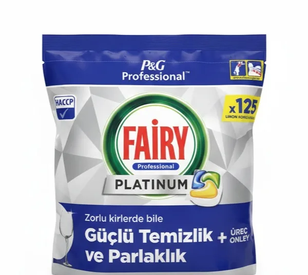 قرص ماشین ظرفشویی فیری مدل Platinum Professional بسته 125 عددی