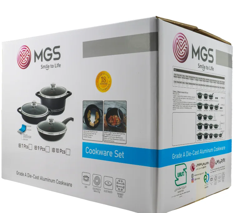 سرویس قابلمه 10 پارچه گرانیت ام جی اس مدل ایتالیا C
