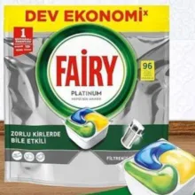 قرص ماشین ظرفشویی فیری مدل Platinum بسته 96  عددی
