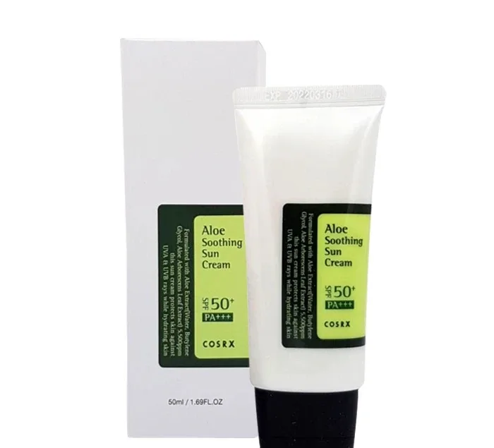 کرم ضد آفتاب کوزارکس مدل Aloe Soothing مناسب پوست حساس با SPF50 حجم 50 میلی لیتر