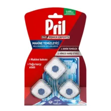 قرص جرم گیر ماشین ظرفشویی پریل مدل Cift Etkili بسته 3 عددی
