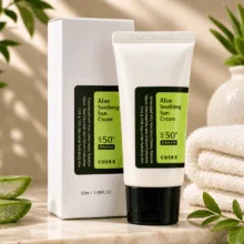 کرم ضد آفتاب کوزارکس مدل Aloe Soothing مناسب پوست حساس با SPF50 حجم 50 میلی لیتر