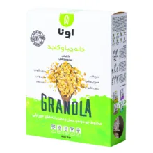 گرانولا جودوسر و عسل دانه چیا و کنجد و تخم آفتابگردان بدون گلوتن اونا – 650 گرم