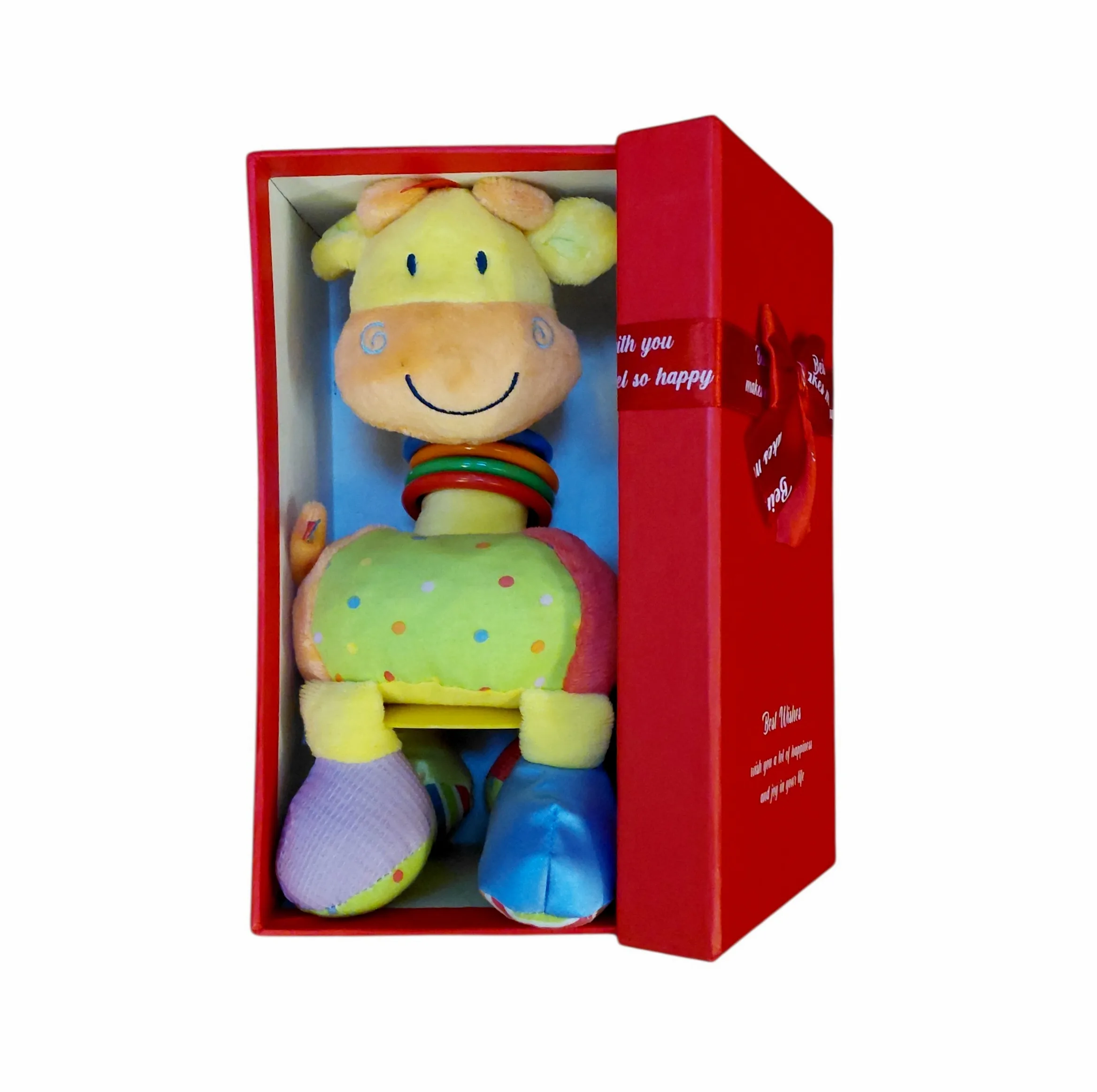 عروسک پولیشی مادرکر مدل STICKY GIRAFFE ارتفاع 25 سانتیمتر