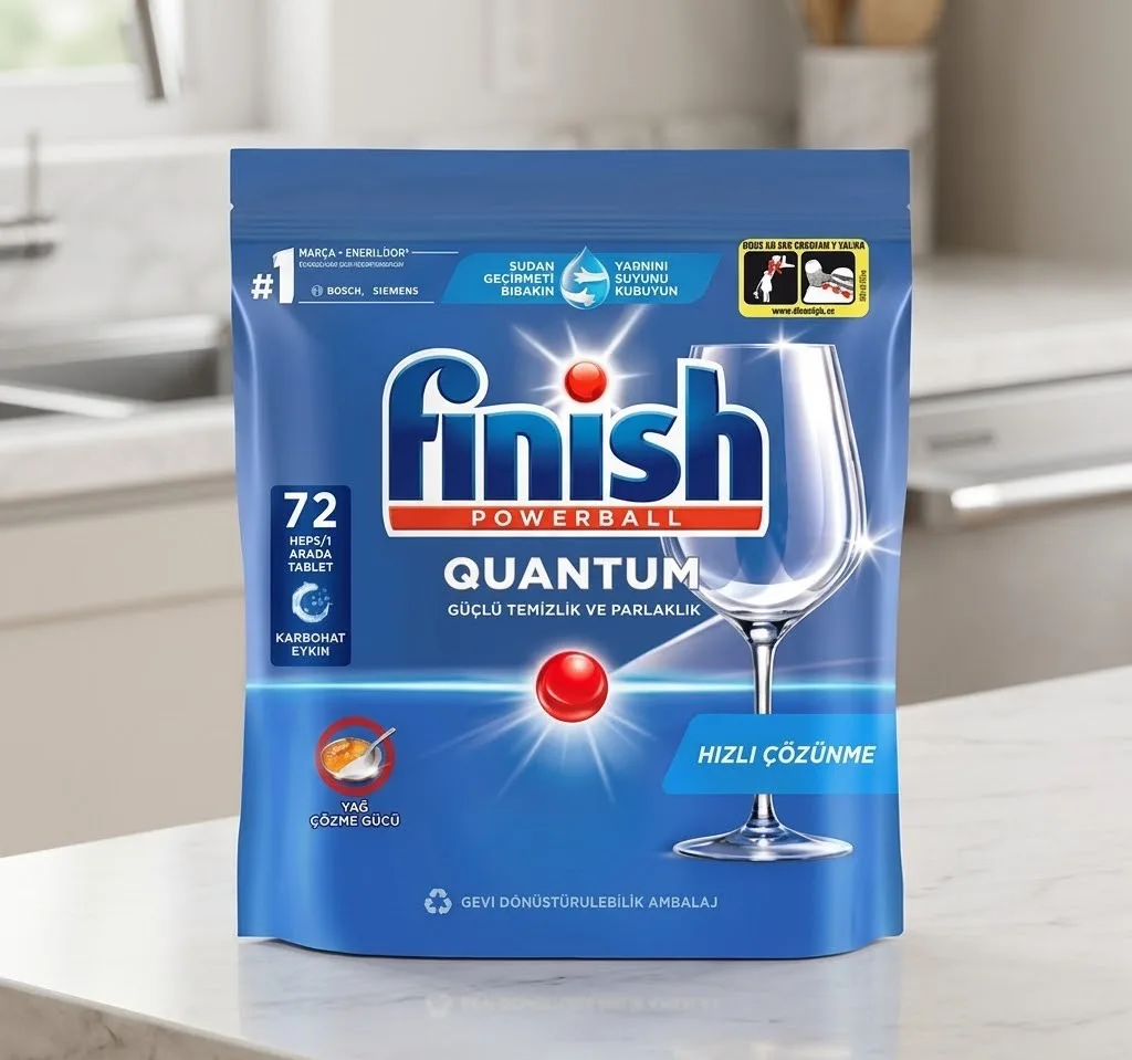 قرص ماشین ظرفشویی فینیش مدل Quantum بسته 72 عددی