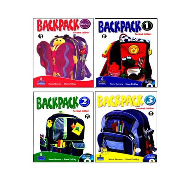 کتاب Backpack Second Edition اثر Marrio Herrera And Diane Pinkley انتشارات الوندپویان چهار جلدی