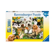 پازل 300 تکه راونزبرگر مدل Happy Animal Buddies کد 13160 مناسب برای 9 سال به بالا