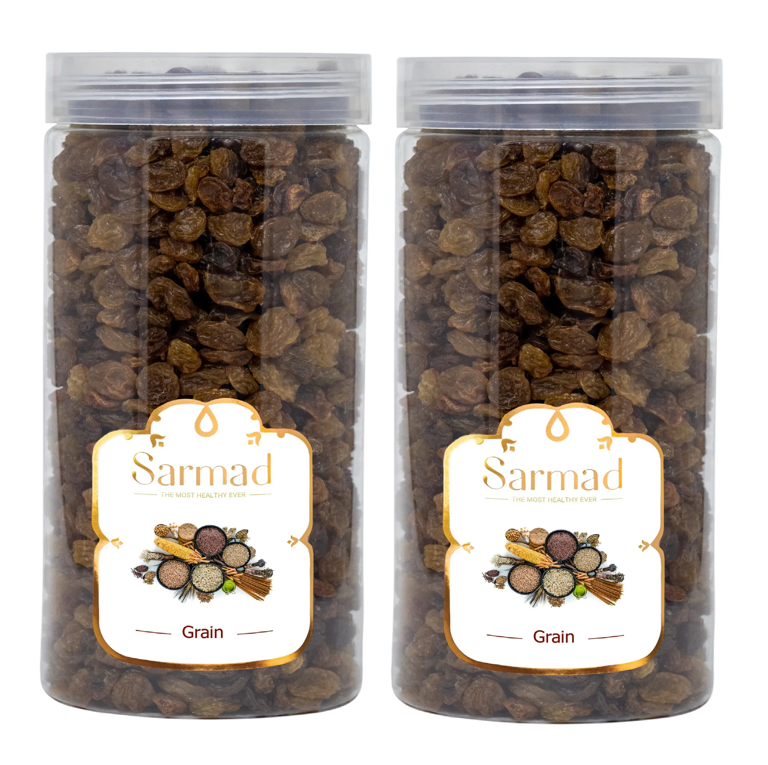 کشمش پلویی ممتاز سرمد - 500 گرم بسته 2 عددی