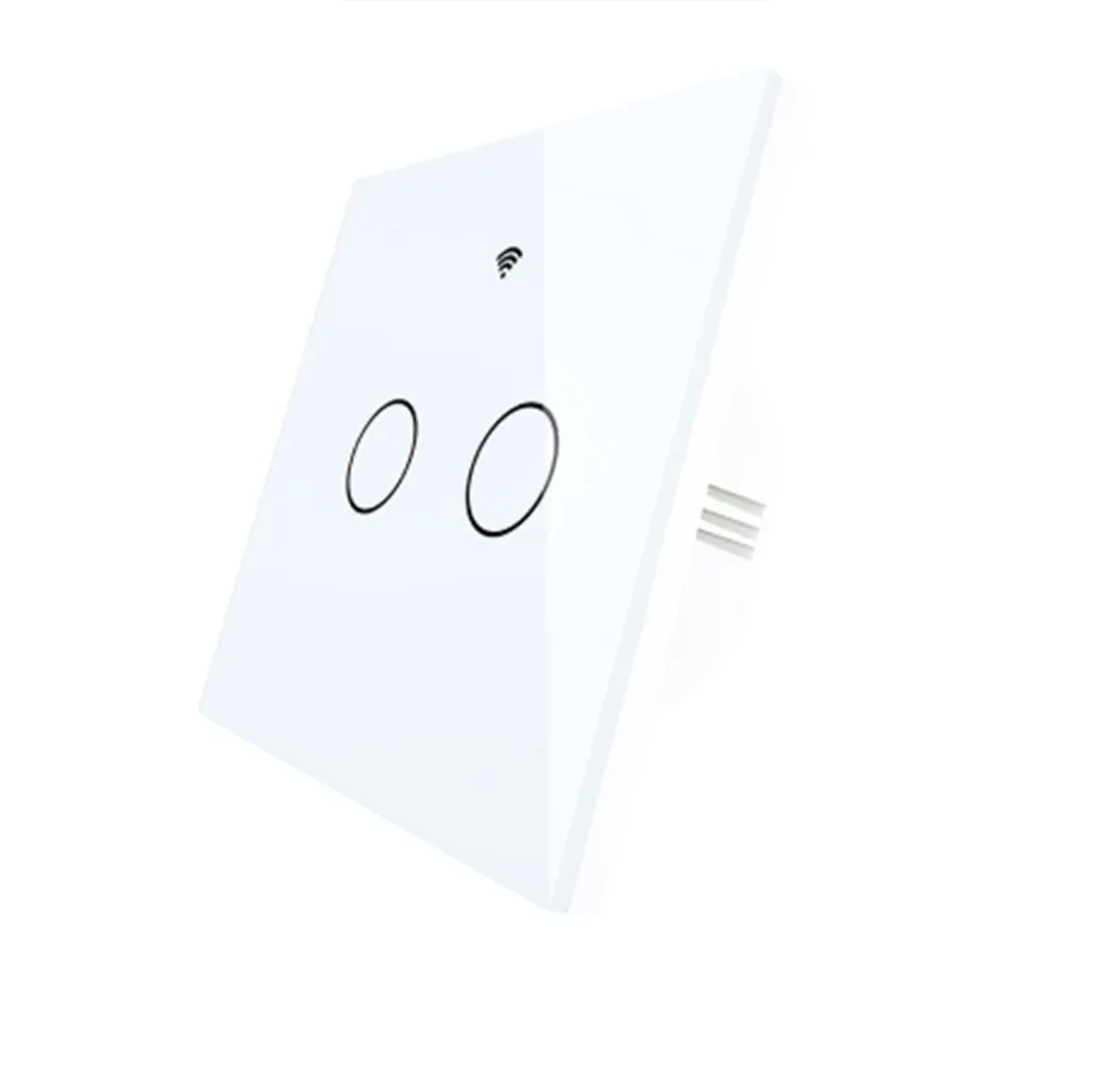 کلید  لمسی هوشمند مدل TUYA 2 GANG WiFi & RF433MHZ