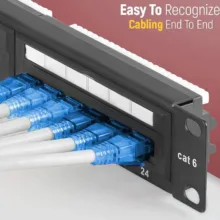 سوکت شبکه Cat6 مدل BRJ45 بسته 100 عددی