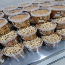 کره بادام زمینی رژیمی ساده اسپراس - 250 گرم بسته 2 عددی