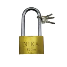 قفل آویز نیکا مدل بلند کد YP-75MM