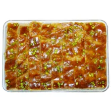 شیرینی باقلوا بادام و پسته سنتی یزد - 750 گرم