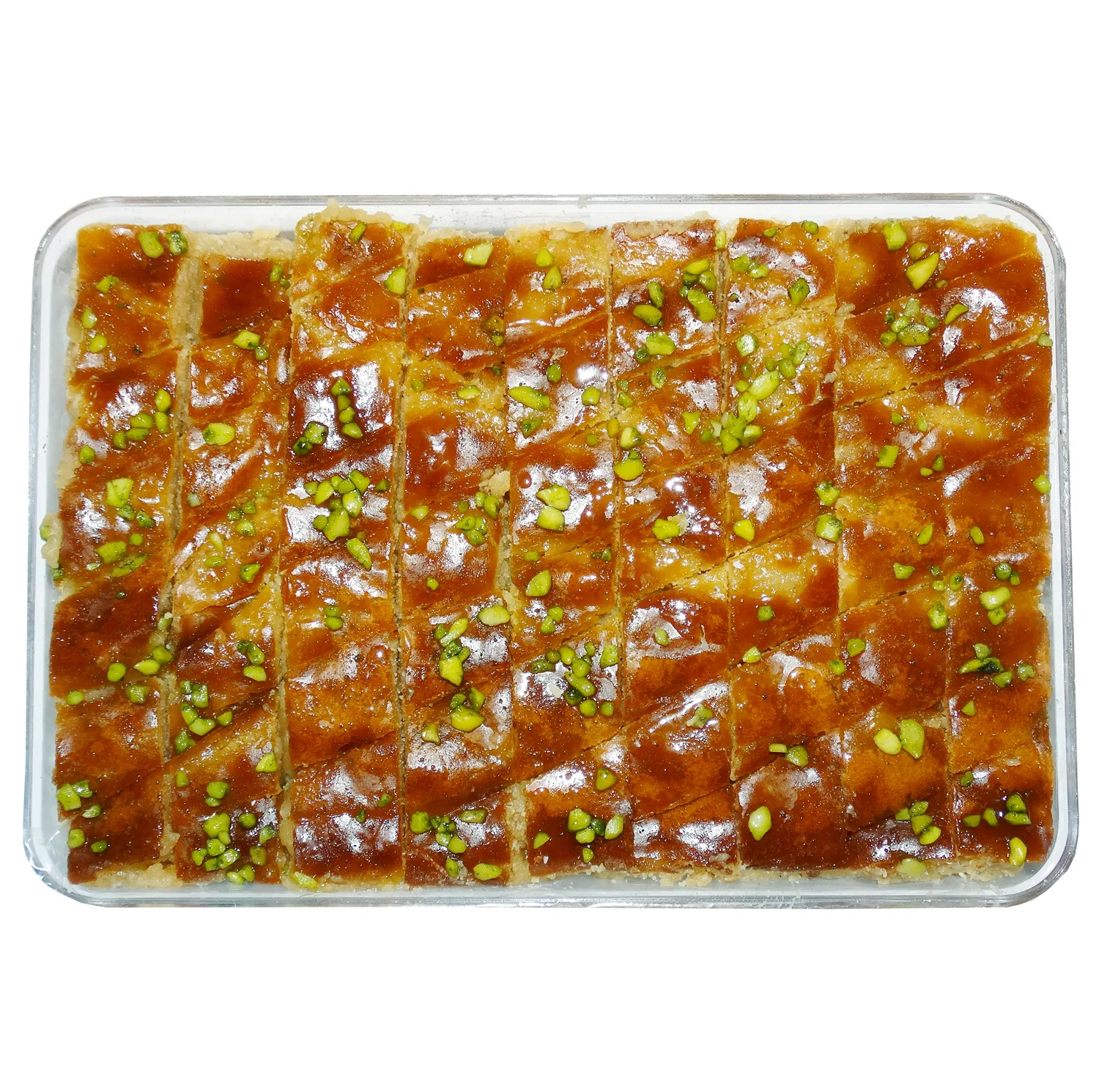 شیرینی باقلوا بادام و پسته سنتی یزد - 750 گرم