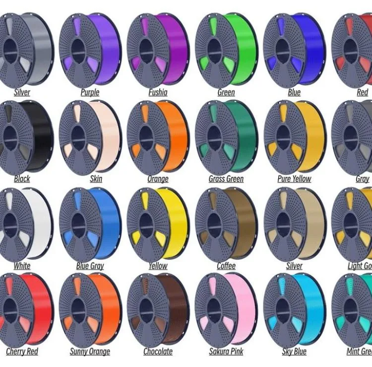فیلامنت پرینتر سه بعدی سانلو مدل pla پلاس قطر 1.75 میلی متر وزن یک کیلوگرم