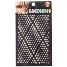 نگین صورت مدل مروارید چسبی کد 003 بسته 300 عددی