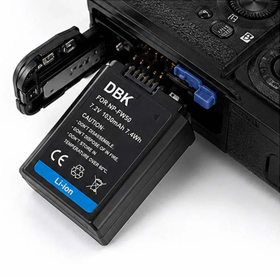 باتری لیتیومی مدل DBK NP-FW50 ظرفیت 1030 میلیآمپرساعت