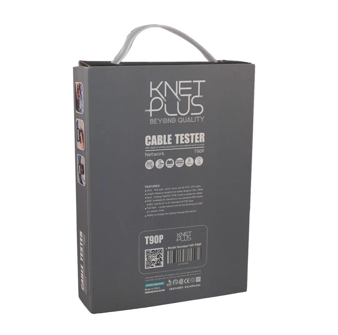 تستر کابل شبکه کی نت پلاس مدل KP-T90P