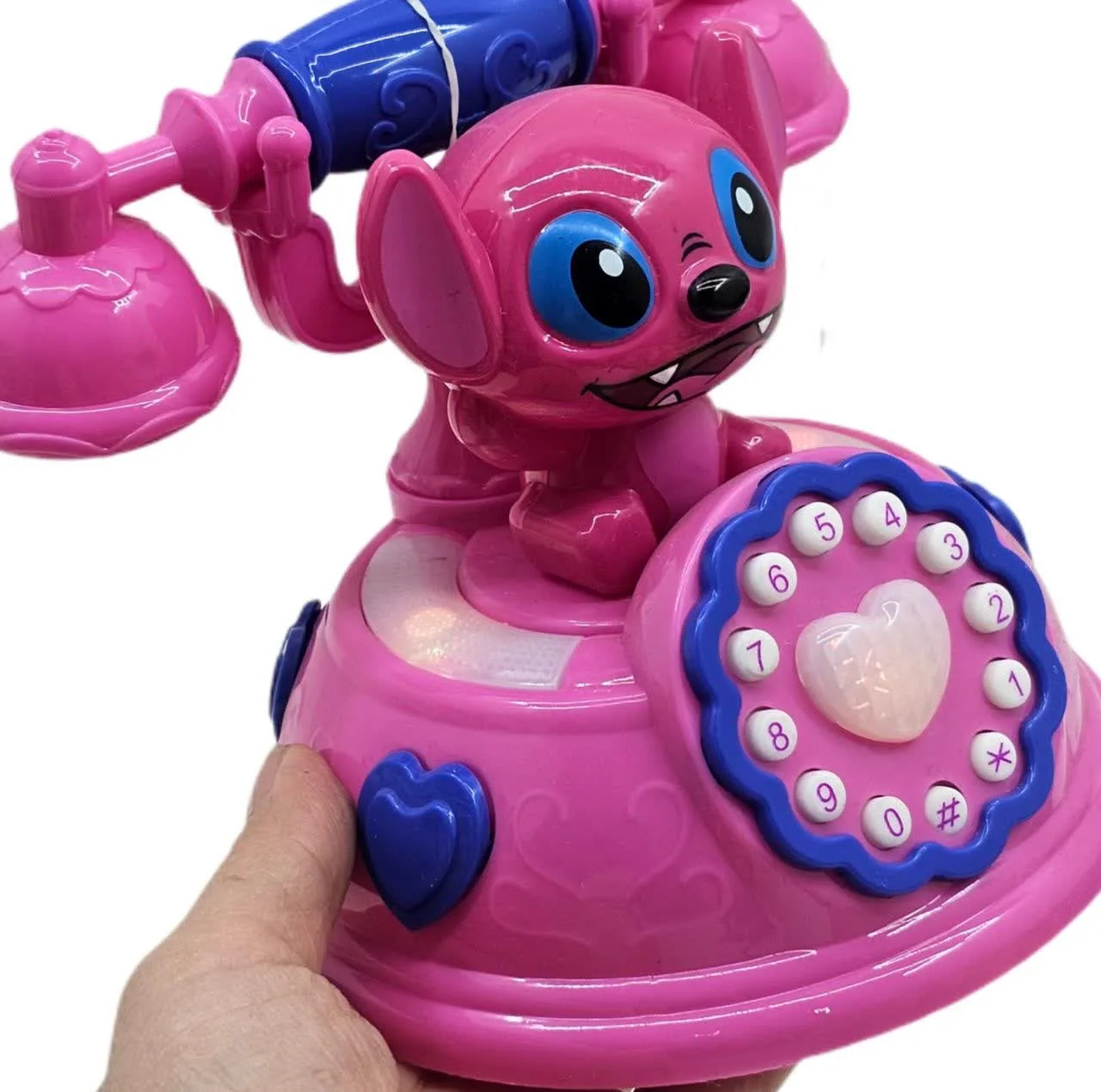 اسباب بازی ناب سل مدل تلفن استیج بامزه چراغ دار کد Funny Stitch Musical Light-Up Telephone