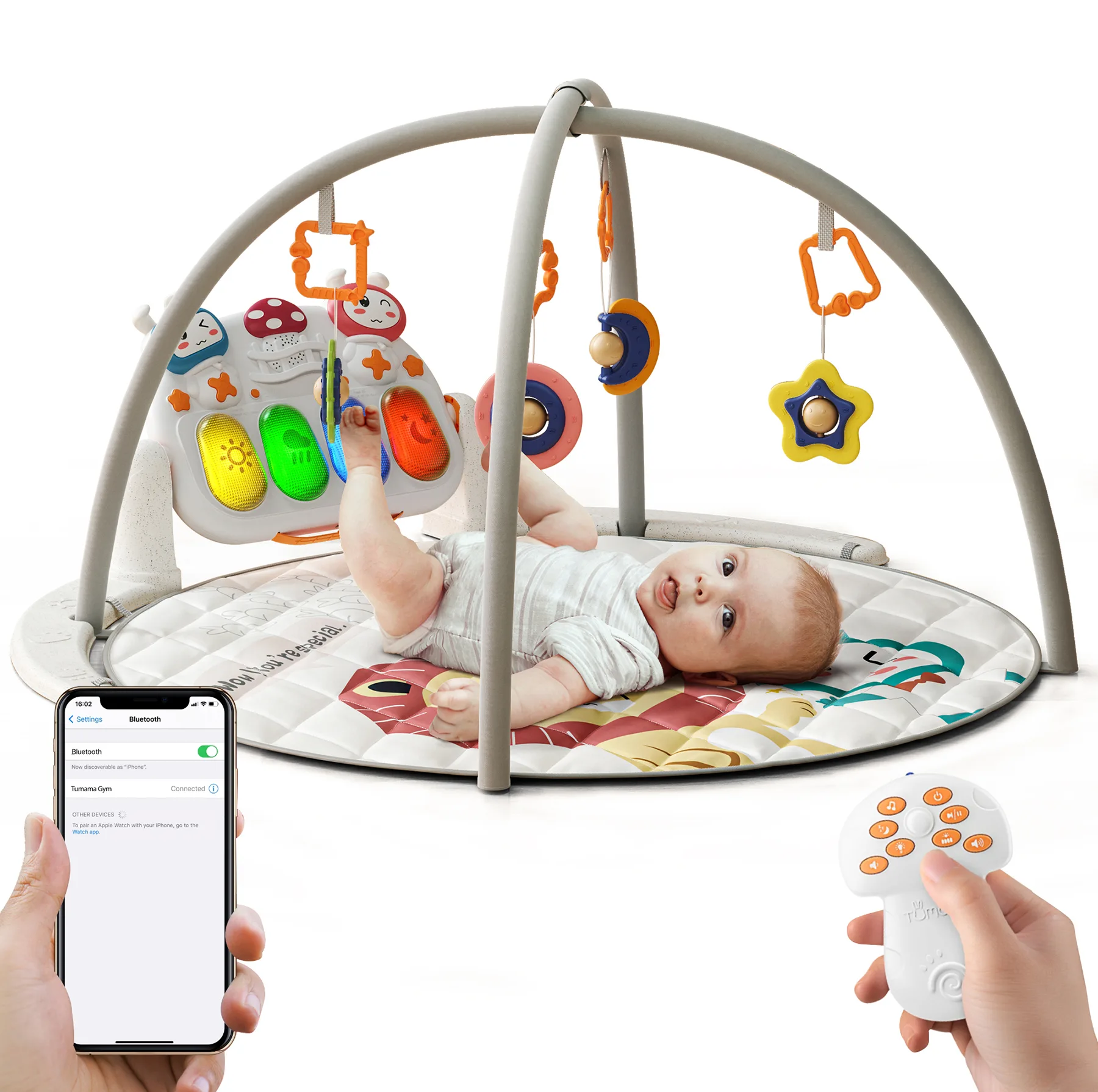 تشک بازی توماما کیدز مدل TM-220 طرح شیر