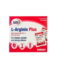 ساشه ال آرژنین پلاس یوروویتال بسته 14 عددی