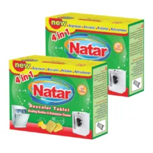 قرص جرمگیر ماشین ظرفشویی و لباسشویی ناتار مدل لیمو مجموعه 2 عددی
