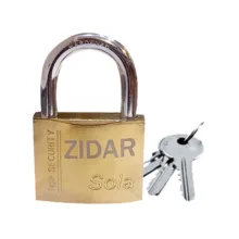 قفل آویز زیدار مدل سولا سایز 75 میلی متر