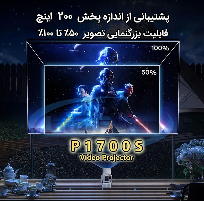 ویدئو پروژکتور مدل p1700s با رزولوشن 4K