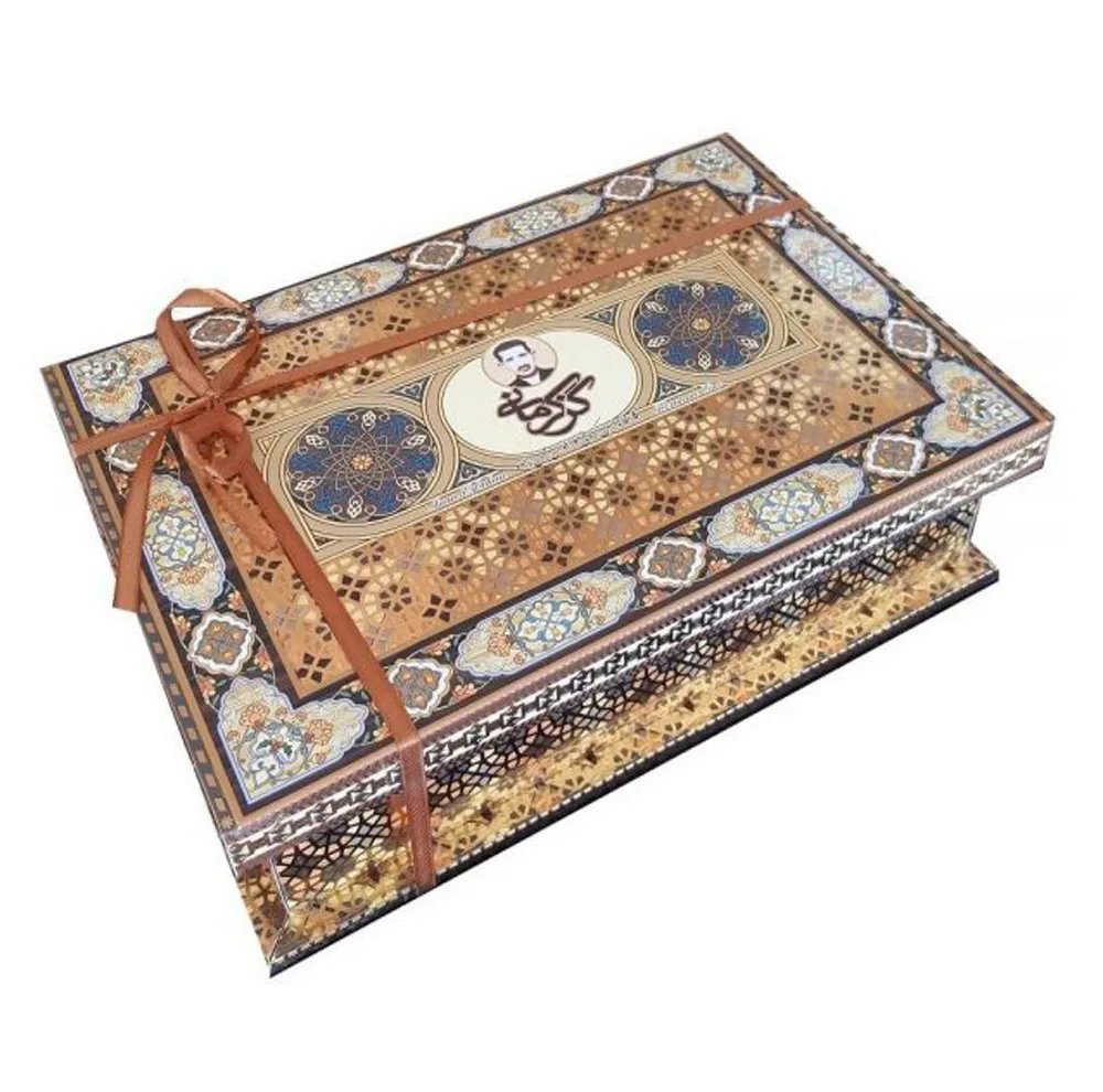 گز لقمه 28 درصد مخلوط پسته و بادام گز کرمانی - 450 گرم
