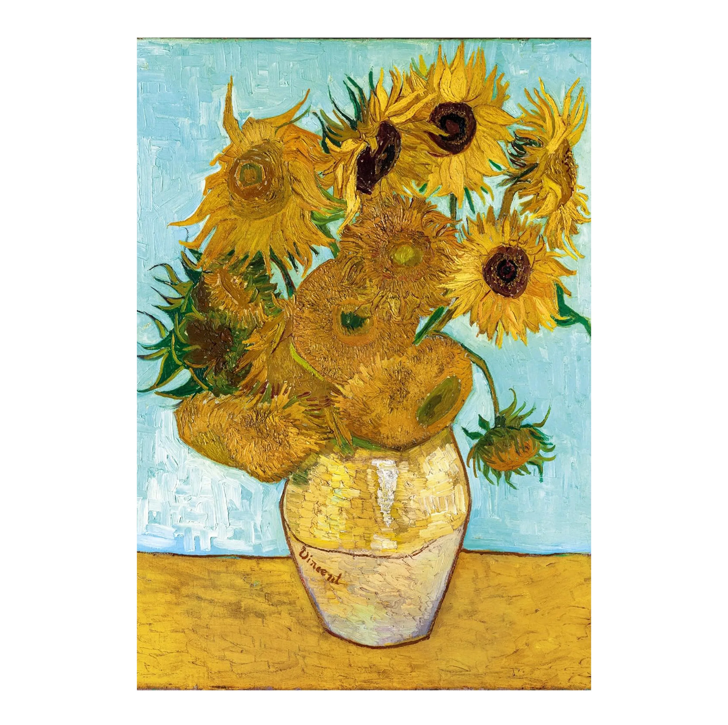 پازل 1000 تکه کلمنتونی مدل Sunflowers مناسب برای رده سنی 12 سال به بالا