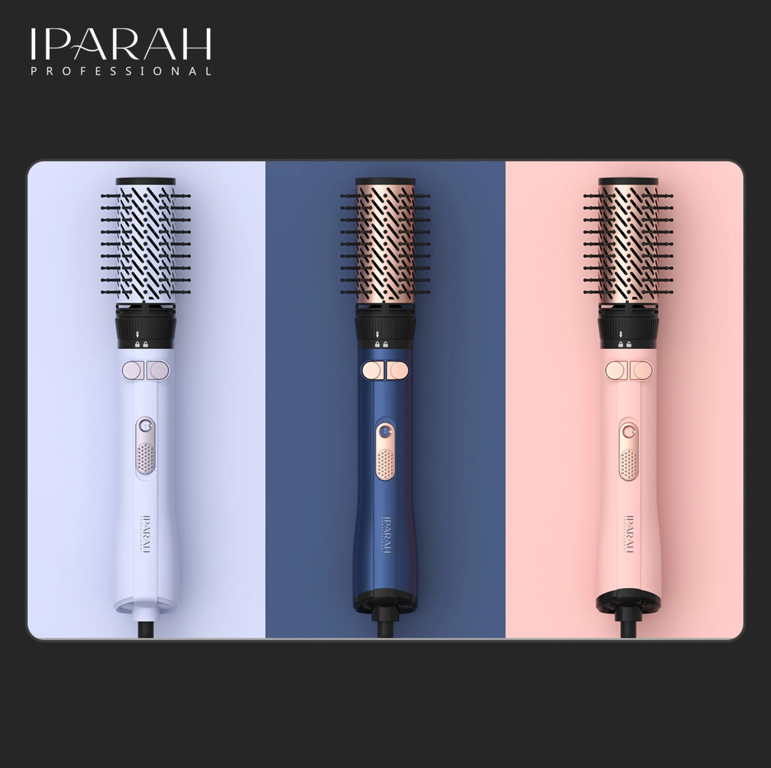 سشوار برس‌دار چرخشی 1200 وات ای پاراه مدل P-269 2in1