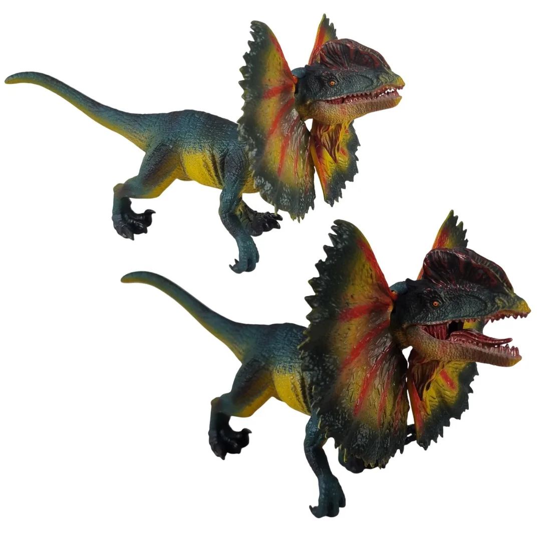 اکشن فیگور مدل دایناسور فک متحرک طرح Dilophosaurus