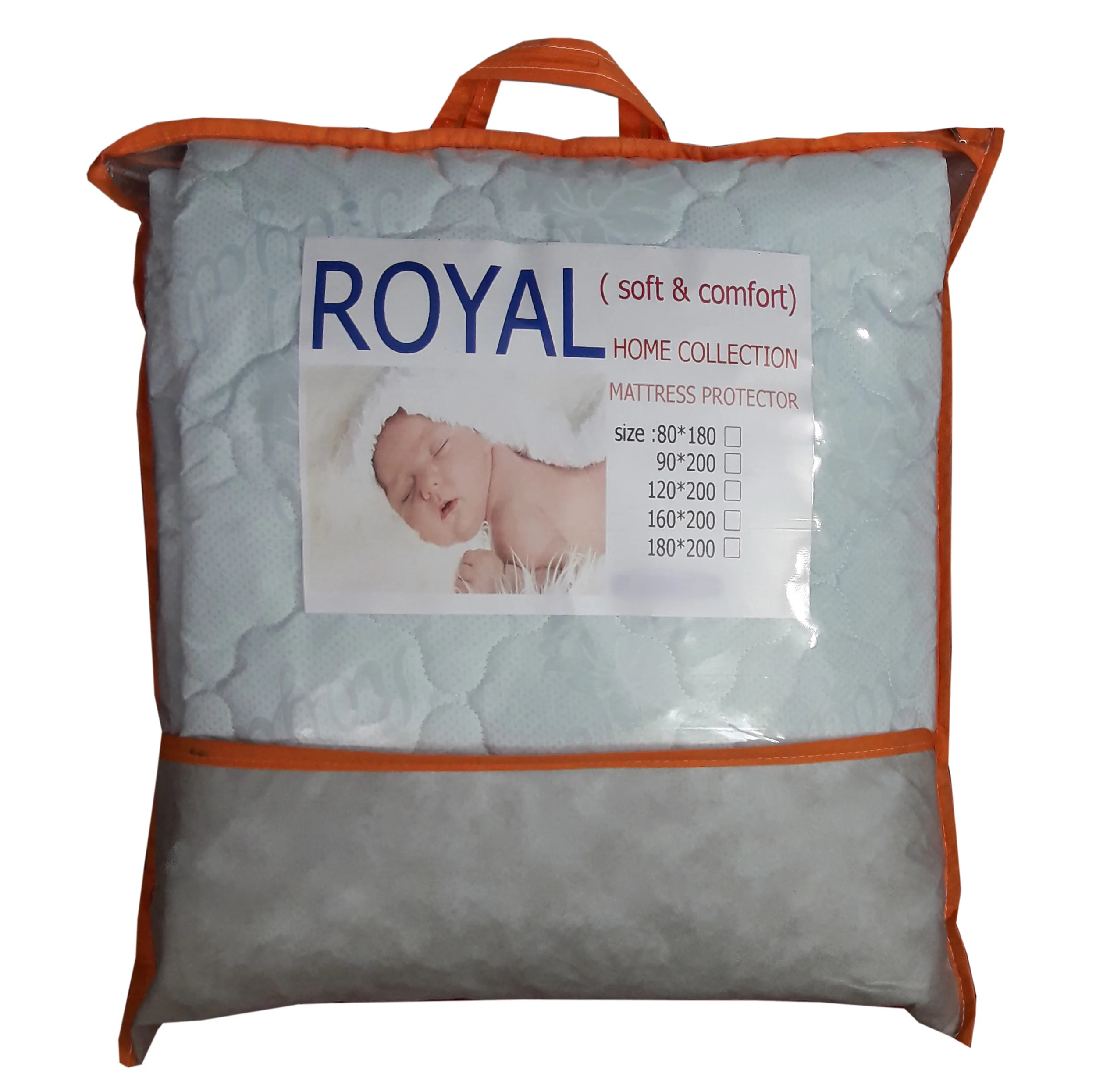 محافظ تشک رویال کد F22 یکنفره سایز 200x90 سانتی متر