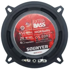 اسپیکر پشت و جلوی خودرو سونیر مدل GS-5095 سایز 5 اینچ بسته دوعددی