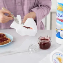 دستمال نظافت مهسان کد 20240 بسته 50 عددی