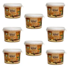 کره بادام زمینی رژیمی کرانچی اسپراس – 500 گرم بسته 8 عددی