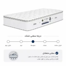 تشک طبی فنری فیدل مدل آسایش یک نفره سایز 90×200 سانتیمتر