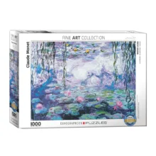 پازل 1000 تکه یوروگرافیکس پازلز مدل Waterlilies كد 4366 مناسب نوجوان و بزرگسال
