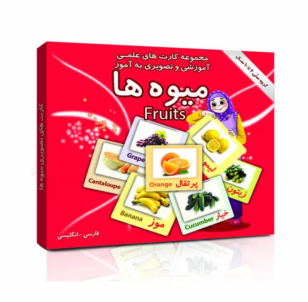 فلش کارت های علمی آموزشی و تصویری 2 تا 10 سال انتشارات امین آذر بسته 15 عددی