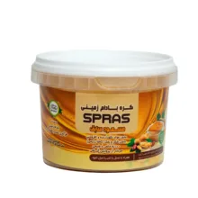 کره بادام زمینی رژیمی کرانچی و شکلاتی اسپراس - 250 گرم بسته 2 عددی