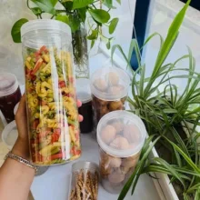 بانکه مدل استوانه ای کد 1450cc مجموعه 8 عددی