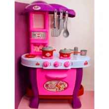 ست اسباب بازی آشپزخانه مدل little chef مجموعه 63 عددی