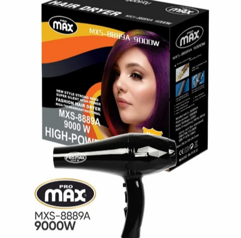 سشوار حرفهای 9000 وات مکس پرو مدل max8889A