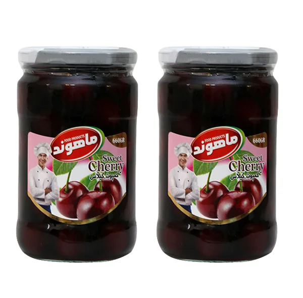 کمپوت گیلاس ماهوند _ 660 گرم بسته 2 عددی