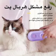 برس مو شارژی بخار دار مدل جداشونده و قابل شستشو