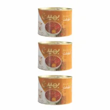 کنسرو آبگوشت بهین – 400 گرم بسته 3 عددی